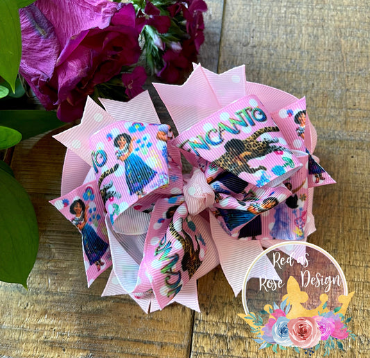 The Encanto Movie Inspired Bow