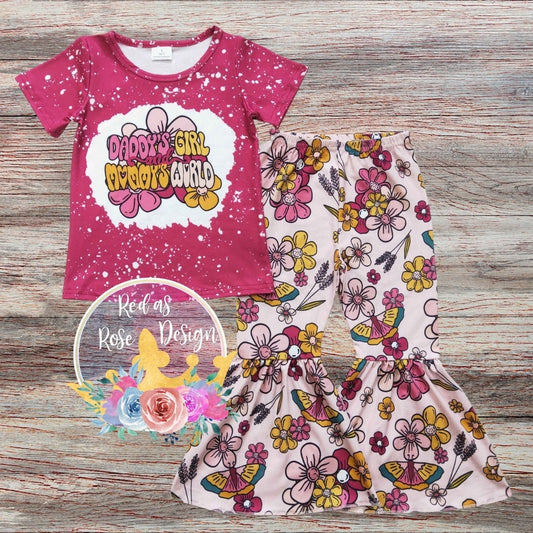 Daddy's Girl & Mommy's World Floral + Flare Set