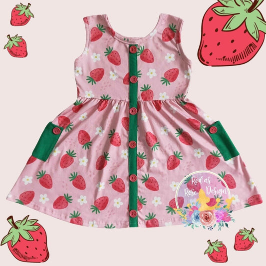 Strawberry Fields Forever Summer Dress